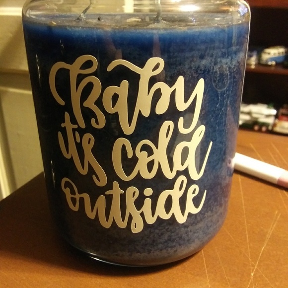 Monogrammed candles - Picture 4 of 6